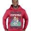 Santa Game Show I'd Like To Solve the Puzzle Wheel Ugly Christmas Sweater Premium Graphic Hoodie Sweatshirt