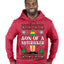 Son Of A Nutcracker Christmas Movie Quote  Ugly Christmas Sweater Premium Graphic Hoodie Sweatshirt