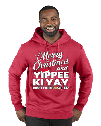 Merry Christmas and Yippee Ki Yay MOFO Christmas Premium Graphic Hoodie Sweatshirt