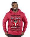 Big Nick Energy, Funny Humor, Ugly Christmas Sweater Premium Graphic Hoodie Sweatshirt