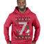 Christmas 7 Meme, Ugly Christmas Sweater Unisex Premium Graphic Hoodie Sweatshirt