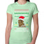 Lisp Believe In Thomthin Thacrifithing Everythin Ugly Christmas Sweater Womens Slim Fit Junior Tee