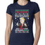 Trump This is the Greatest Ugly Christmas Sweater Womens Slim Fit Junior Tee