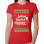 Jolliest Bunch of Assholes Xmas Movie Ugly Christmas Sweater Womens Slim Fit Junior Tee