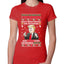 Trump This is the Greatest Ugly Christmas Sweater Womens Slim Fit Junior Tee