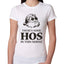 Theres some Hos in this House Ugly Christmas Sweater Womens Slim Fit Junior Tee