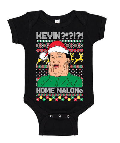 Kevin Home Malone Office Tv Xmas Ugly Christmas Sweater Baby Creeper Boys Girls Infant Bodysuit