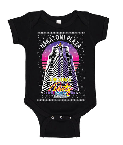Retro Nakatomi Plaza 1988 Holiday Party Ugly Christmas Sweater Baby Creeper Boys Girls Infant Bodysuit