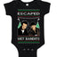 Escaped Bandits Classic Home Holiday Movie Ugly Christmas Sweater Baby Creeper Boys Girls Infant Bodysuit