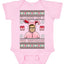 He Looks Like A Pink Nightmare Story Ugly Christmas Sweater Baby Creeper Boys Girls Infant Bodysuit