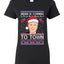 Biden Is Coming To Town Ugly Christmas Sweater Womens Graphic T-Shirt
