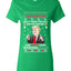 Trump This is the Greatest Ugly Christmas Sweater Womens Graphic T-Shirt