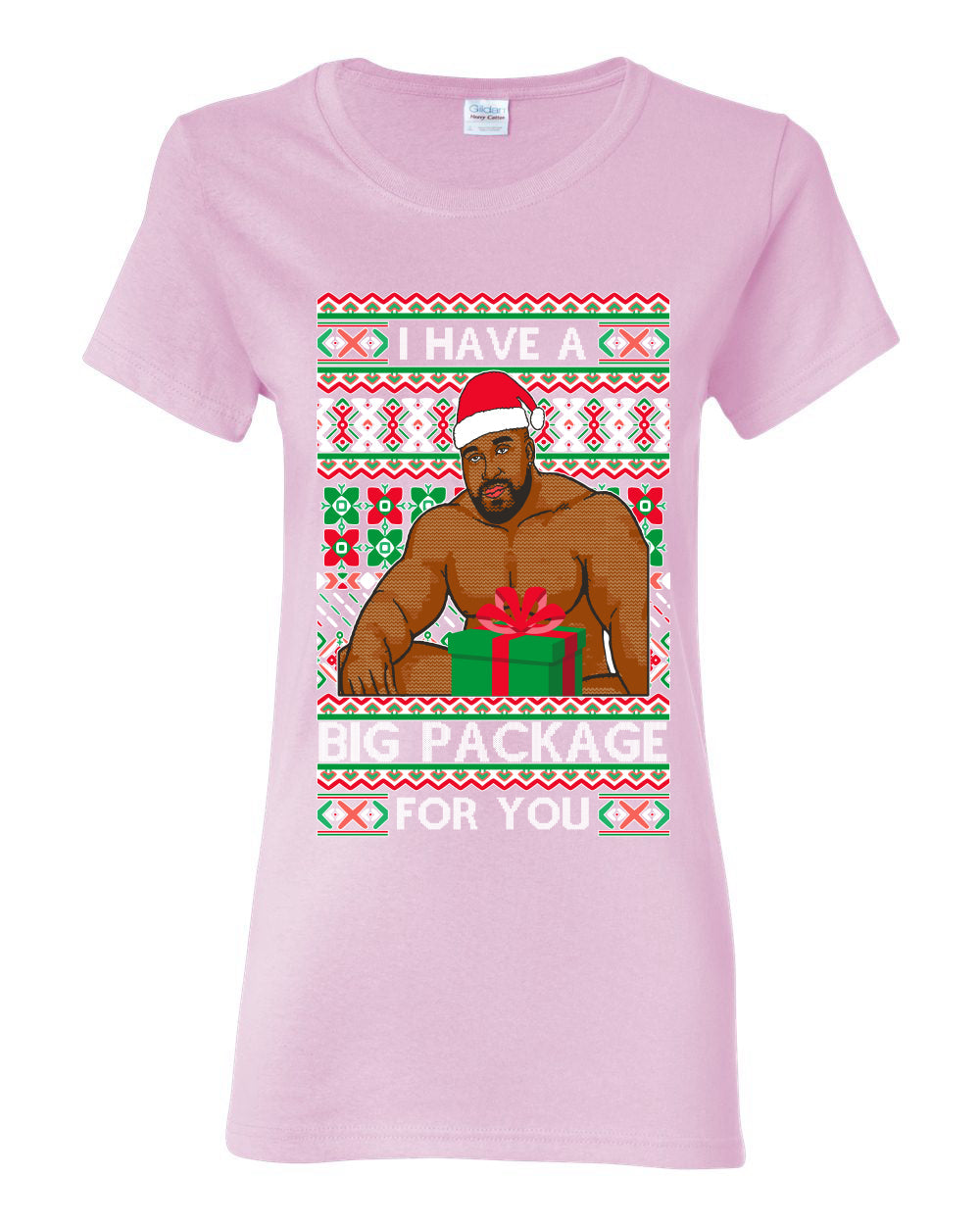 I have a Big package Meme Barry Wood  Ugly Christmas Sweater Womens Graphic T-Shirt