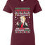 Trump This is the Greatest Ugly Christmas Sweater Womens Graphic T-Shirt