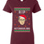 RIP Notorious RBG Ruth Bader Ginsburg Ugly Christmas Sweater Womens Graphic T-Shirt