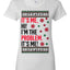 In My Era Movie Christmas Outfit  Ugly Christmas Sweater Womens Graphic T-Shirt