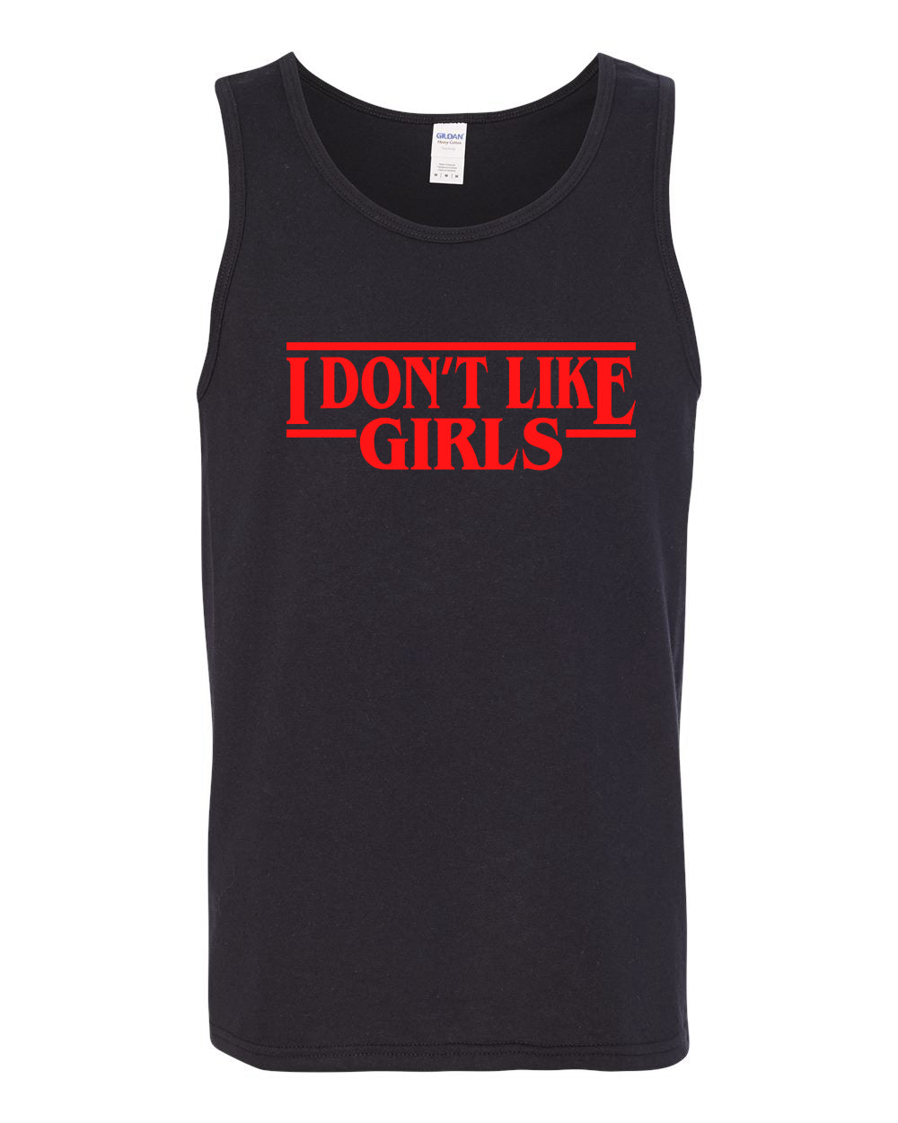 I Don't Like Girls Parody Sweater, Men Tank Top