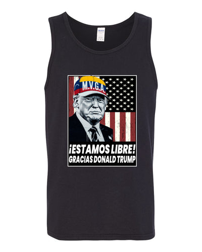 Estamos Libre, Gracias Donald Trump Make Venezuela Great Again Sweater, Men Tank Top