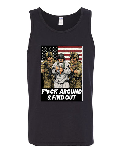 F Around & Find Out Venezuelan Dictator Maduro Captured Sweater, Men Tank Top