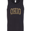 Ohio  Camo Fill Orange Outline Sweater, Men Tank Top