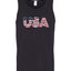 USA Winter Team Sports Fan Collection | USA Flag Fill Design Sweater, Men Tank Top