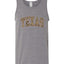 Texas  Camo Fill Orange Outline Sweater, Men Tank Top