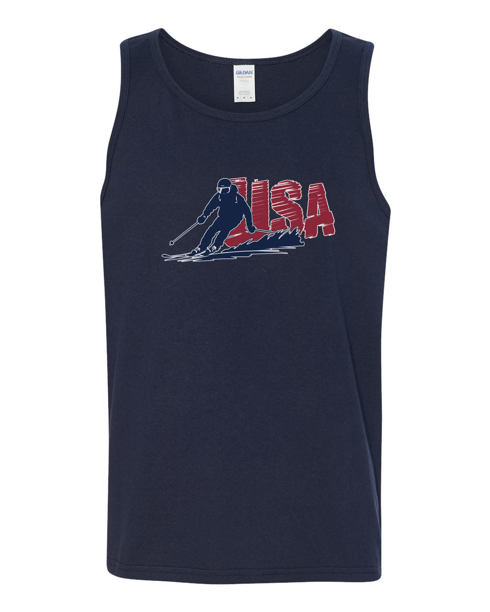 USA Winter Team Sports Fan Collection | USA Skier Sweater, Men Tank Top