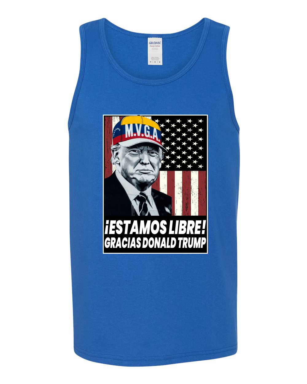 Estamos Libre, Gracias Donald Trump Make Venezuela Great Again Sweater, Men Tank Top