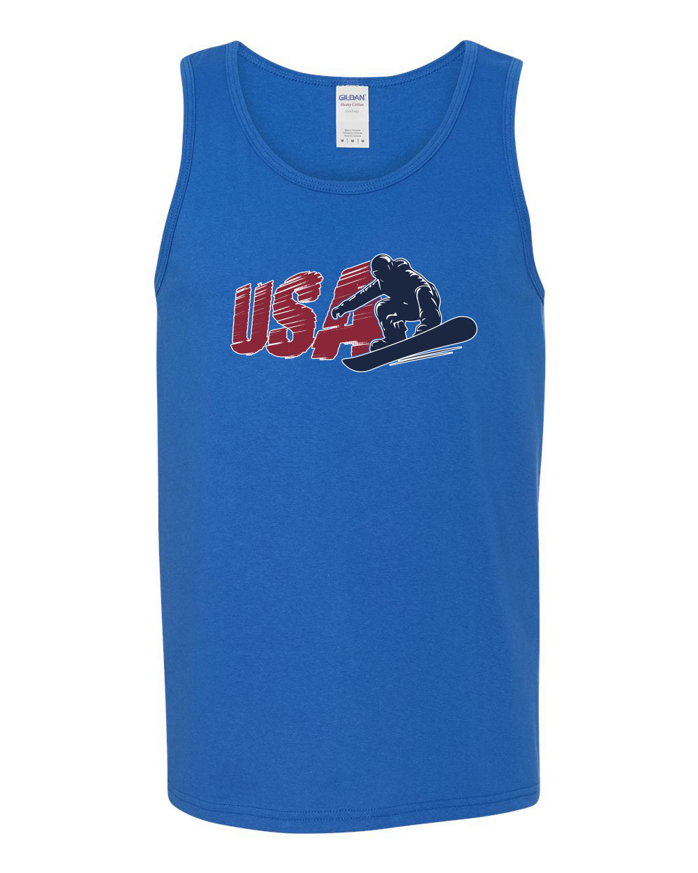 USA Winter Team Sports Fan Collection | USA Snowboarder Sweater, Men Tank Top