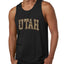 Utah  Camo Fill Orange Outline Sweater, Men Tank Top