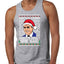 Santas Coming That's What She Said Michael Scott Ugly Christmas Sweater Mens Graphic Tank Top