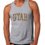 Utah  Camo Fill Orange Outline Sweater, Men Tank Top