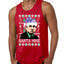 Santa Mike Michael Scott The Office Ugly Christmas Sweater Mens Graphic Tank Top