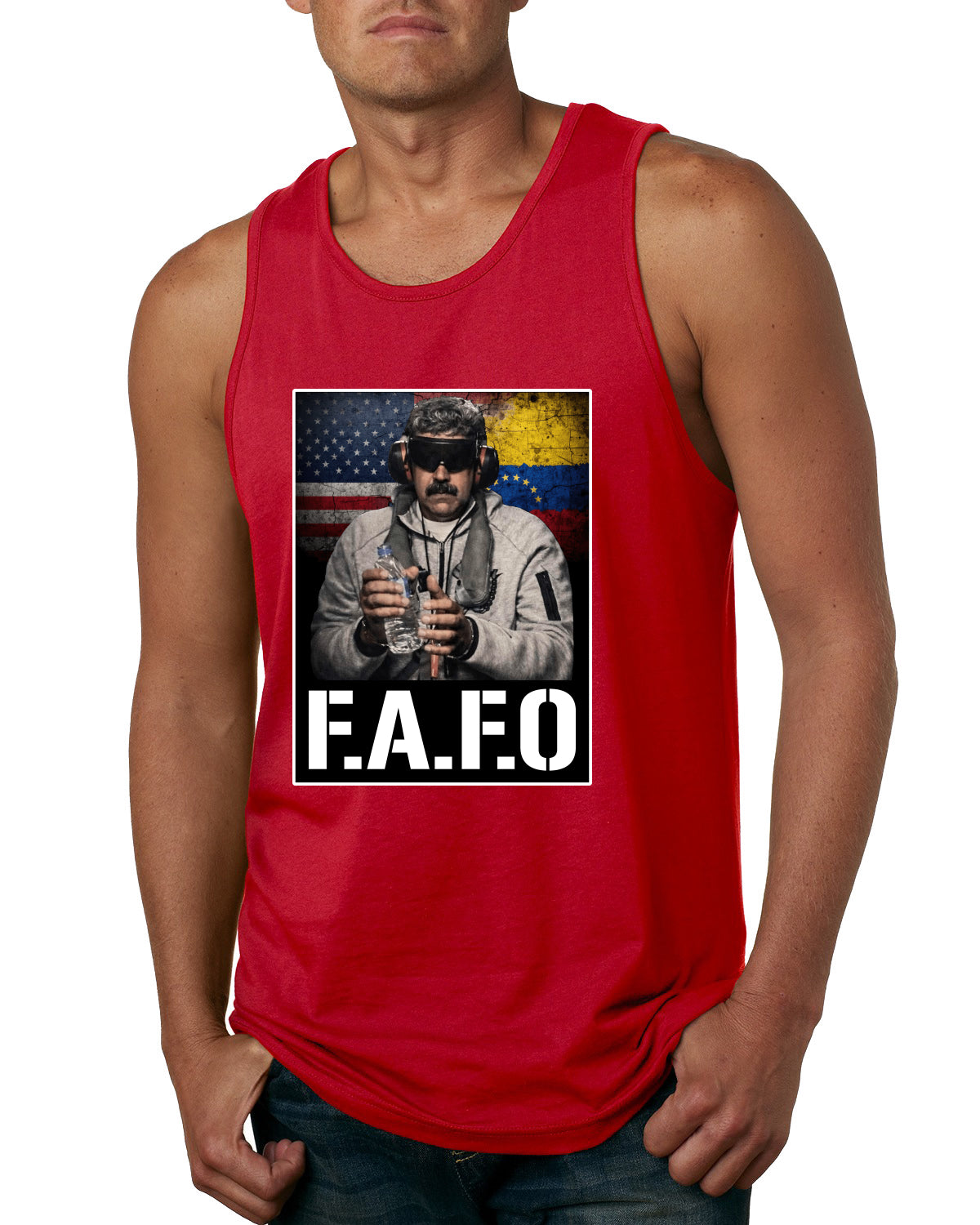 Venezuelan Dictator Maduro Captured F Around Find Out Sweater, Men Tank Top