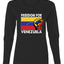 Freedom For Venezuelan Raised Fist Sweater, Womens Graphic Long Sleeve T-Shirt