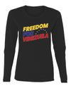 Freedom For Venezuelan Sweater, Womens Graphic Long Sleeve T-Shirt