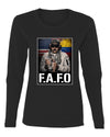 Venezuelan Dictator Maduro Captured F Around Find Out Sweater, Womens Graphic Long Sleeve T-Shirt