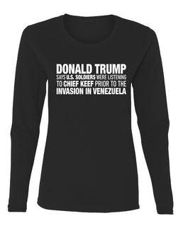 Viral Political Meme Shirt Sweater, Womens Graphic Long Sleeve T-Shirt