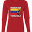 Freedom For Venezuelan Raised Fist Sweater, Womens Graphic Long Sleeve T-Shirt