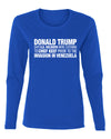 Viral Political Meme Shirt Sweater, Womens Graphic Long Sleeve T-Shirt