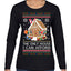 The Only House I Can Afford Funny Millennial Meme Ugly Christmas Sweater Womens Graphic Long Sleeve T-Shirt