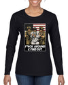 F Around & Find Out Venezuelan Dictator Maduro Captured Sweater, Womens Graphic Long Sleeve T-Shirt