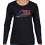 USA Winter Team Sports Fan Collection | USA Skier Sweater, Womens Graphic Long Sleeve T-Shirt