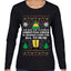Spread Christmas Cheer Sing Loud For All To Hear Ugly Christmas Sweater Womens Graphic Long Sleeve T-Shirt