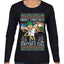 Merry Christmas Shitter's Full Ugly Christmas Sweater Womens Graphic Long Sleeve T-Shirt