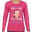 Biden Is Coming To Town Ugly Christmas Sweater Womens Graphic Long Sleeve T-Shirt