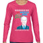 Mistle Joe Shut Up And Kiss Me Man Biden Ugly Christmas Sweater Womens Graphic Long Sleeve T-Shirt