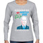 Mistle Joe Shut Up And Kiss Me Man Biden Ugly Christmas Sweater Womens Graphic Long Sleeve T-Shirt