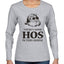 Theres some Hos in this House Ugly Christmas Sweater Womens Graphic Long Sleeve T-Shirt