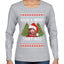 Merry Swiftmas Ugly Christmas Sweater Womens Graphic Long Sleeve T-Shirt